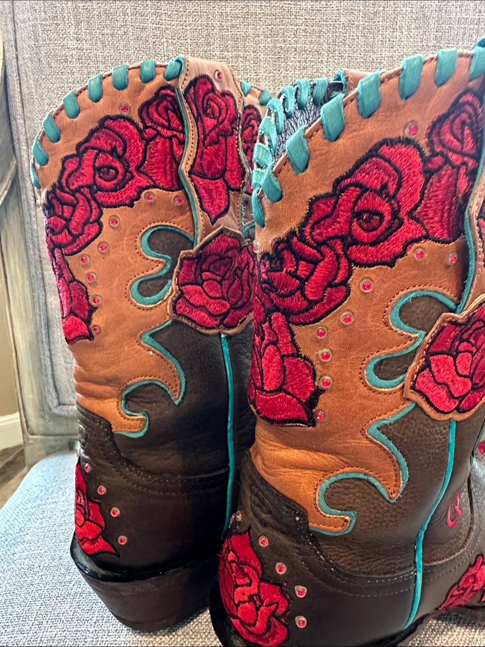 Ariat women’s Rodeo Rosita western boots Quincy Collection. Size 9.5 - Picture 16 of 17